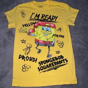 SPONGEBOB T SHIRT SIZE SMALL